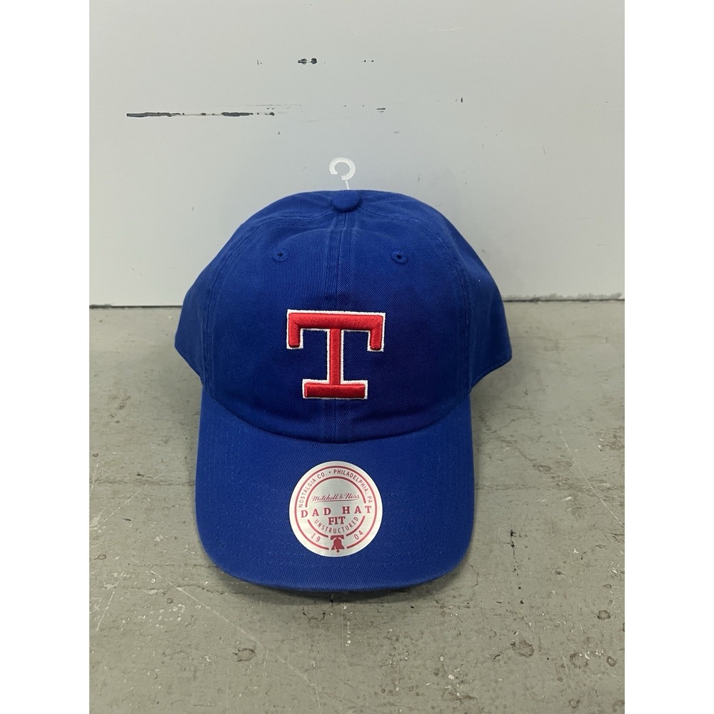 Mitchell And Ness Texas Rangers‎ Blue Adjustable Baseball Cap Dad Hat